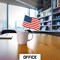 G128 12 Pack Handheld American USA Stick Flags | 4x6 In | Printed 150D Polyester, Counrty Flag, Solid Plastic Stick, Spear White Tip, Great for Patriotic Decorations